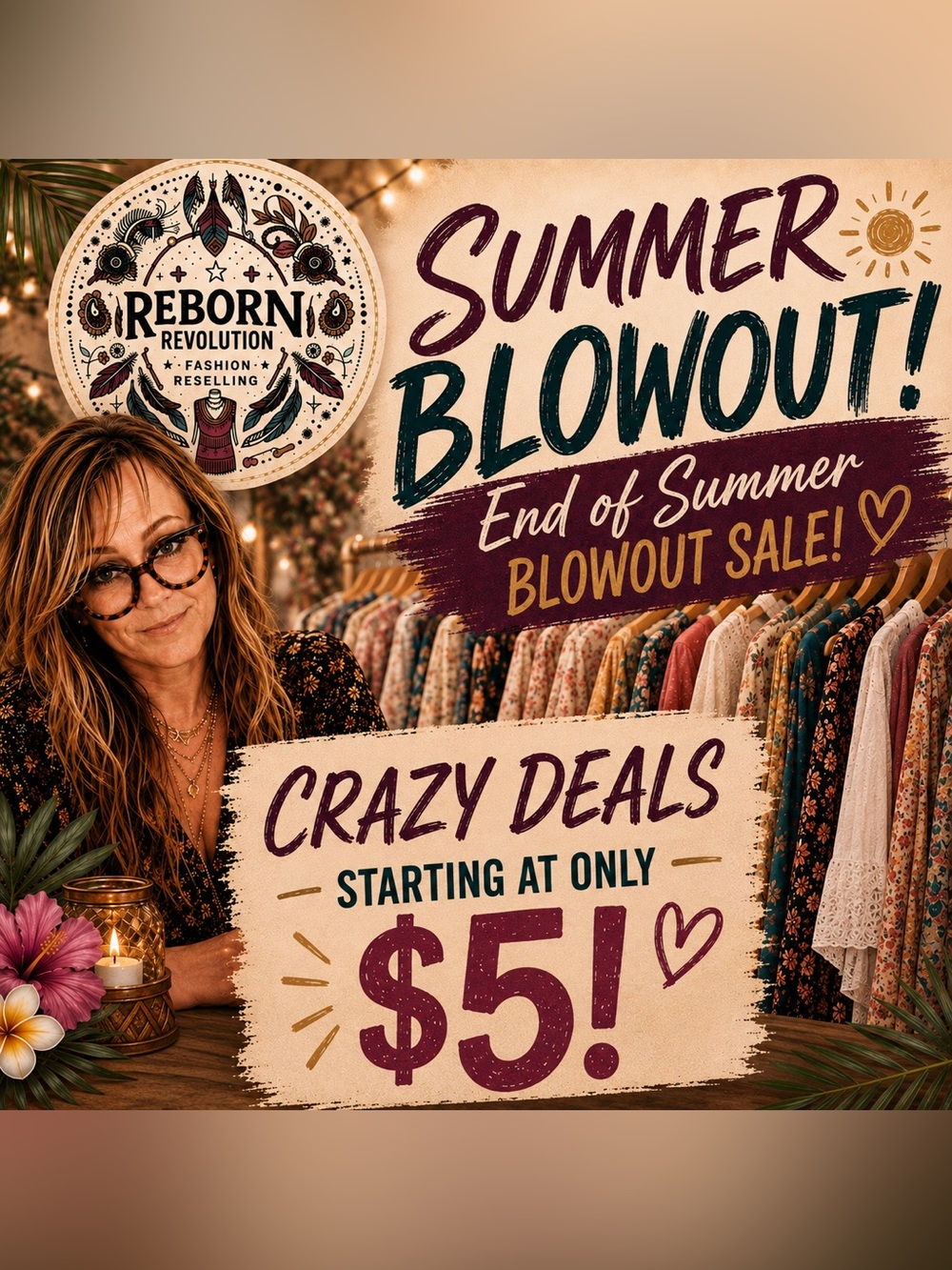 Next Show: Pop Up! Summer Blowout Sale, Part 2, 8/29 @ 8:30am EST